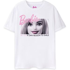 Barbie Women's Adult Short Sleeved T-Shirt (Womens White) in White Size: XS White XS Barbie Women's Adult Short Sleeved T-Shirt (Womens White) in White Size: XS White XS