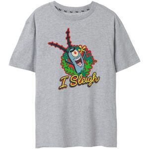 SpongeBob SquarePants Women's Adult Short Sleeved T-Shirt (Womens Grey Marl) Size: 3XL Grey 3XL SpongeBob SquarePants Women's Adult Short Sleeved T-Shirt (Womens Grey Marl) Size: 3XL Grey 3XL