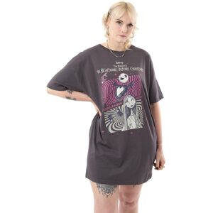 Disney Women's Adult Short Sleeved T-Shirt Dress (Womens Charcoal) in Grey Size: Large Grey L Disney Women's Adult Short Sleeved T-Shirt Dress (Womens Charcoal) in Grey Size: Large Grey L