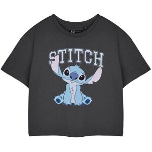 Disney Women's Adult Cropped Short Sleeved T-Shirt (Womens Charcoal) in Grey Size: 3XL Grey 3XL Disney Women's Adult Cropped Short Sleeved T-Shirt (Womens Charcoal) in Grey Size: 3XL Grey 3XL