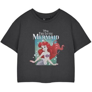 Disney Women's Adult Cropped Short Sleeved T-Shirt (Womens Charcoal) in Grey Size: Medium Grey M Disney Women's Adult Cropped Short Sleeved T-Shirt (Womens Charcoal) in Grey Size: Medium Grey M