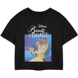 Disney Women's Adult Cropped Short Sleeved T-Shirt (Womens Black) in Black Size: XL Black XL Disney Women's Adult Cropped Short Sleeved T-Shirt (Womens Black) in Black Size: XL Black XL