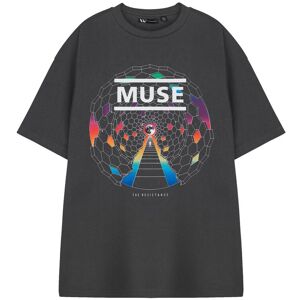Muse Short Sleeved T-Shirt (Adult Charcoal) in Grey Size: Medium Grey M Muse Short Sleeved T-Shirt (Adult Charcoal) in Grey Size: Medium Grey M