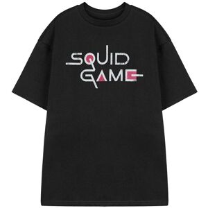 Squid Games Adult Short Sleeved T-Shirt (Unisex Black) in Black Size: 3XL Black 3XL Squid Games Adult Short Sleeved T-Shirt (Unisex Black) in Black Size: 3XL Black 3XL