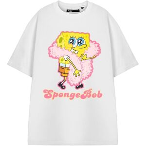 SpongeBob SquarePants Women's Adult Short Sleeved T-Shirt (Womens White) in White Size: 2XL White 2XL SpongeBob SquarePants Women's Adult Short Sleeved T-Shirt (Womens White) in White Size: 2XL White 2XL