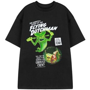 SpongeBob SquarePants Adult Short Sleeved T-Shirt (Unisex Black) in Black Size: Large Black L SpongeBob SquarePants Adult Short Sleeved T-Shirt (Unisex Black) in Black Size: Large Black L