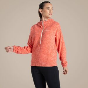 Craghoppers Women's Esk' Hooded Half Zip Fleece in Coral Size: 18 Coral 18 Craghoppers Women's Esk' Hooded Half Zip Fleece in Coral Size: 18 Coral 18