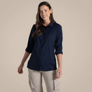 Craghoppers Women's NosiLife Freeda' Long Sleeved Shirt in Dark Navy Size: 10 Dark Navy 10 Craghoppers Women's NosiLife Freeda' Long Sleeved Shirt in Dark Navy Size: 10 Dark Navy 10