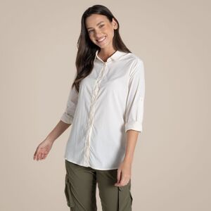 Craghoppers Women's NosiLife Freeda' Long Sleeved Shirt in Ecru Size: 10 Ecru 10 Craghoppers Women's NosiLife Freeda' Long Sleeved Shirt in Ecru Size: 10 Ecru 10