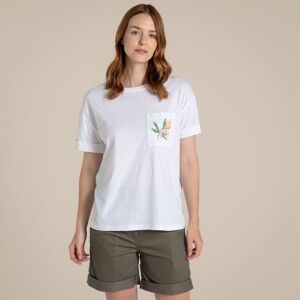 Craghoppers Women's Maya Short Sleeved T-Shirt in White Size: 10 White 10 Craghoppers Women's Maya Short Sleeved T-Shirt in White Size: 10 White 10
