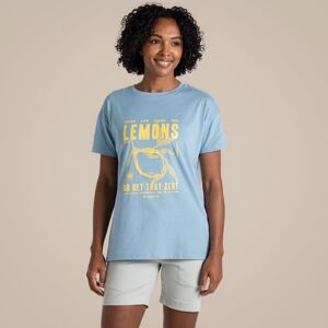 Craghoppers Women's Yago Short Sleeved Top in Blue Size: 14 Blue 14 Craghoppers Women's Yago Short Sleeved Top in Blue Size: 14 Blue 14