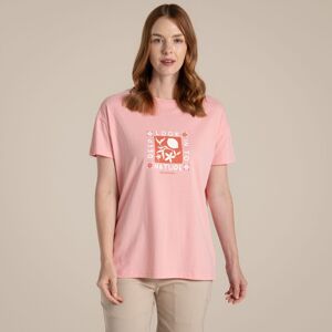 Craghoppers Women's Yago Short Sleeved Top in Coral Size: 12 Coral 12 Craghoppers Women's Yago Short Sleeved Top in Coral Size: 12 Coral 12
