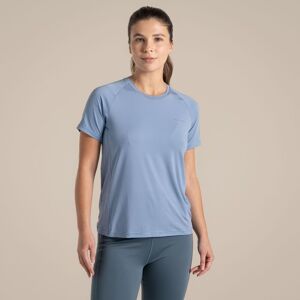 Craghoppers Women's Ellie' Short Sleeved T-Shirt in Mid Blue Size: 10 Mid Blue 10 Craghoppers Women's Ellie' Short Sleeved T-Shirt in Mid Blue Size: 10 Mid Blue 10