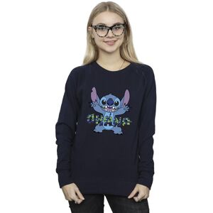 Disney Women's Lilo & Stitch Ohana Blue Glitch Sweatshirt in Navy Size: 2XL Navy 2XL Disney Women's Lilo & Stitch Ohana Blue Glitch Sweatshirt in Navy Size: 2XL Navy 2XL