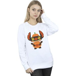 Disney Women's Lilo & Stitch Pumpkin Costume Sweatshirt in White Size: Large White L Disney Women's Lilo & Stitch Pumpkin Costume Sweatshirt in White Size: Large White L