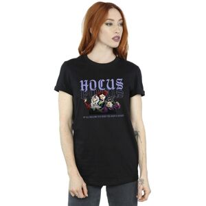 Disney Women's Hocus Pocus Hallows Eve Cotton Boyfriend T-Shirt in Black Size: 3XL Black 3XL Disney Women's Hocus Pocus Hallows Eve Cotton Boyfriend T-Shirt in Black Size: 3XL Black 3XL