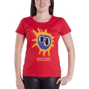 Primal Scream Women's Screamadelica T-Shirt in Red Size: Small Red S Primal Scream Women's Screamadelica T-Shirt in Red Size: Small Red S