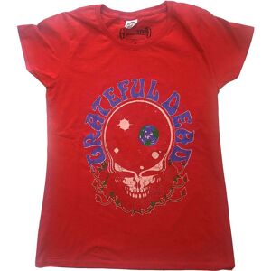 Grateful Dead Women's Space Cotton Logo T-Shirt in Red Size: XS Red XS Grateful Dead Women's Space Cotton Logo T-Shirt in Red Size: XS Red XS