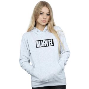 Marvel Women's Outline Logo Hoodie in Grey Size: Medium Grey M Marvel Women's Outline Logo Hoodie in Grey Size: Medium Grey M