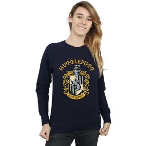 Harry Potter Women's Hufflepuff Sweatshirt in Navy Size: Large Navy L Harry Potter Women's Hufflepuff Sweatshirt in Navy Size: Large Navy L