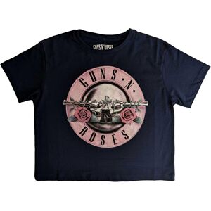 Guns N' Roses Guns N Roses Women's Classic Logo Crop Top in Navy Size: Large Navy L Guns N' Roses Guns N Roses Women's Classic Logo Crop Top in Navy Size: Large Navy L