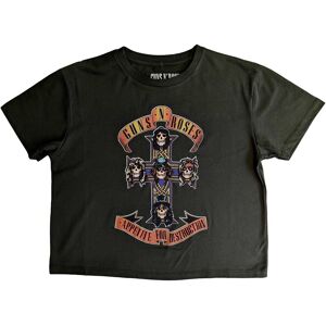 Guns N' Roses Guns N Roses Women's Appetite For Destruction Crop Top in Green Size: Large Green L Guns N' Roses Guns N Roses Women's Appetite For Destruction Crop Top in Green Size: Large Green L
