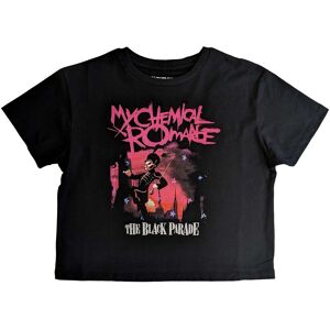 My Chemical Romance Women's March Crop Top in Black Size: Small Black S My Chemical Romance Women's March Crop Top in Black Size: Small Black S