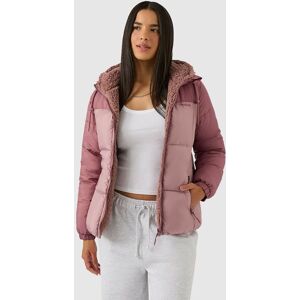 Reebok Women's Reversible Puffer Sherpa in Dusty Pink Size: XL Dusty Pink XL Reebok Women's Reversible Puffer Sherpa in Dusty Pink Size: XL Dusty Pink XL