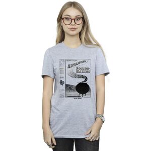 Harry Potter Women's Hufflepuff Quidditch Team Captain Boyfriend T-Shirt in Grey Size: Medium Grey M Harry Potter Women's Hufflepuff Quidditch Team Captain Boyfriend T-Shirt in Grey Size: Medium Grey M