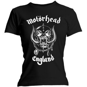 Motorhead Women's England T-Shirt in Black Size: 2XL Black 2XL Motorhead Women's England T-Shirt in Black Size: 2XL Black 2XL