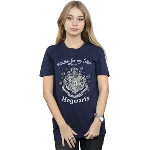 Harry Potter Women's Waiting For My Letter Hogwarts Cotton Boyfriend T-Shirt in Navy Size: 3XL Navy 3XL Harry Potter Women's Waiting For My Letter Hogwarts Cotton Boyfriend T-Shirt in Navy Size: 3XL Navy 3XL