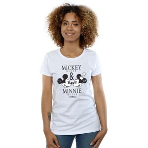 Disney Women's Mousecrush Mondays Mickey & Minnie Mouse Cotton T-Shirt in White Size: Large White L Disney Women's Mousecrush Mondays Mickey & Minnie Mouse Cotton T-Shirt in White Size: Large White L