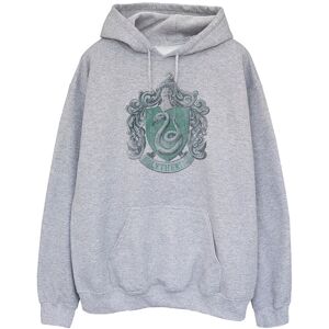 Harry Potter Women's Slytherin Heather Hoodie in Grey Size: Small Grey S Harry Potter Women's Slytherin Heather Hoodie in Grey Size: Small Grey S