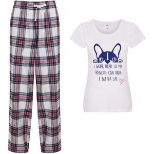 60 SECOND MAKEOVER Women's I Work Hard So My Frenchie Can Have A Better Life Pyjama Set in Pink Size: Small Pink S 60 SECOND MAKEOVER Women's I Work Hard So My Frenchie Can Have A Better Life Pyjama Set in Pink Size: Small Pink S