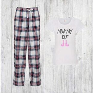 60 SECOND MAKEOVER Women's Mummy Elf Christmas Pyjama Set in Pink Size: XL Pink XL 60 SECOND MAKEOVER Women's Mummy Elf Christmas Pyjama Set in Pink Size: XL Pink XL