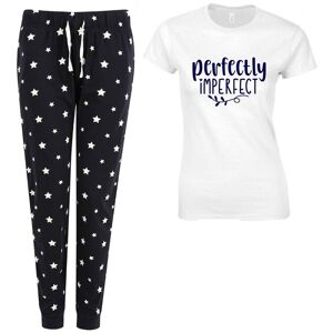 60 SECOND MAKEOVER Women's Perfectly Imperfect Navy Star Pyjama Set Size: XL Navy XL 60 SECOND MAKEOVER Women's Perfectly Imperfect Navy Star Pyjama Set Size: XL Navy XL