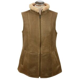 Eastern Counties Leather Women's Gilly Sheepskin Gilet in Light Brown Size: 8 Light Brown 8 Eastern Counties Leather Women's Gilly Sheepskin Gilet in Light Brown Size: 8 Light Brown 8