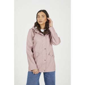 Brave Soul Women's Hooded Rain Mac in Pale Pink Size: 12 Pale Pink 12 Brave Soul Women's Hooded Rain Mac in Pale Pink Size: 12 Pale Pink 12