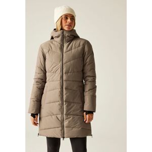 Dare 2b Women's Striking Waterproof Insulated Padded Jacket in Brown Size: 12 Brown 12 Dare 2b Women's Striking Waterproof Insulated Padded Jacket in Brown Size: 12 Brown 12