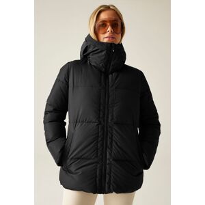 Dare 2b Women's Milieu Waterproof Insulated Padded Jacket in Jet Black Size: 10 Jet Black 10 Dare 2b Women's Milieu Waterproof Insulated Padded Jacket in Jet Black Size: 10 Jet Black 10