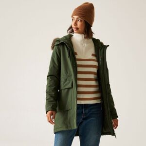 Regatta Women's Sabinka Hooded Waterproof Longline Insulated Jacket in Green Size: 14 Green 14 Regatta Women's Sabinka Hooded Waterproof Longline Insulated Jacket in Green Size: 14 Green 14