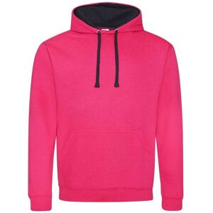 Awdis Womens Varsity Hoodie - Pink/Navy - XXL - Hoodie Awdis Womens Varsity Hoodie - Pink/Navy - XXL - Hoodie