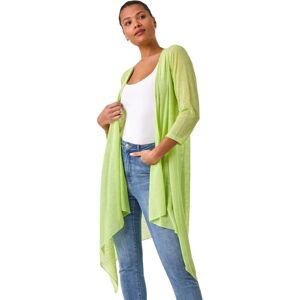 Roman Women's Longline Waterfall Cardigan in Lime Size: 10 Lime 10 Roman Women's Longline Waterfall Cardigan in Lime Size: 10 Lime 10