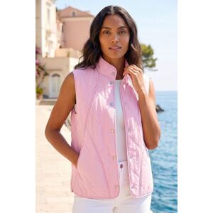 Roman Women's Diamond Quilted Funnel Neck Gilet in Pink Size: 16 Pink 16 Roman Women's Diamond Quilted Funnel Neck Gilet in Pink Size: 16 Pink 16