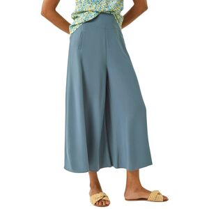 Roman Women's Palazzo Culotte Wide Leg Trouser in Pale Blue Size: 18 Pale Blue 18 Roman Women's Palazzo Culotte Wide Leg Trouser in Pale Blue Size: 18 Pale Blue 18