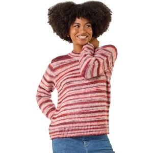 Roman Women's Space Dye Stripe Knit Jumper in Red Size: 10 Red 10 Roman Women's Space Dye Stripe Knit Jumper in Red Size: 10 Red 10