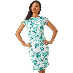 Roman Women's Floral Lace Stretch Shift Dress in Green Size: 14 Green 14 Roman Women's Floral Lace Stretch Shift Dress in Green Size: 14 Green 14