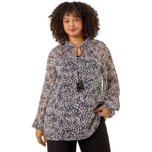 Roman Women's Curve Georgette Keyhole Top in Natural Size: 18 Natural 18 Roman Women's Curve Georgette Keyhole Top in Natural Size: 18 Natural 18