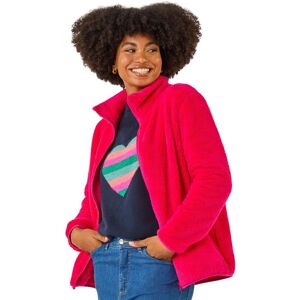 Roman Women's Soft Sherpa Fleece Jacket in Fuchsia Size: Medium Fuchsia M Roman Women's Soft Sherpa Fleece Jacket in Fuchsia Size: Medium Fuchsia M