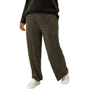 Roman Women's Curve Paisley Wide Leg Culottes in Khaki Size: 22-24 Khaki 22-24 Roman Women's Curve Paisley Wide Leg Culottes in Khaki Size: 22-24 Khaki 22-24